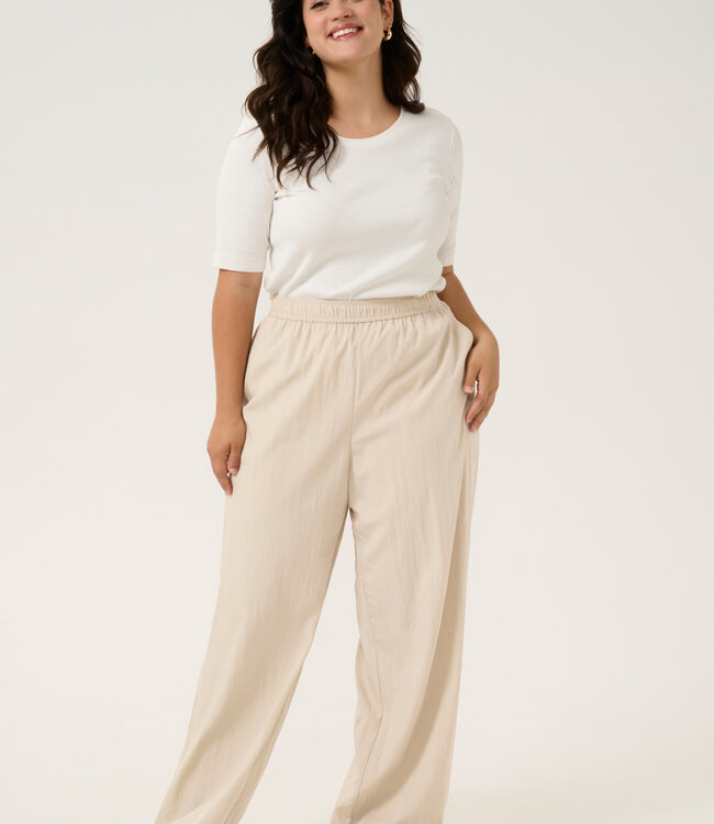 KAFFE CURVE Broek TRINA KAFFE CURVE FEATHER GRAY