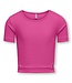 ONLY KIDS MEISJES T-shirt NESSA Only Kids Girls RASPBERRY ROSE SIDE CUT OUT