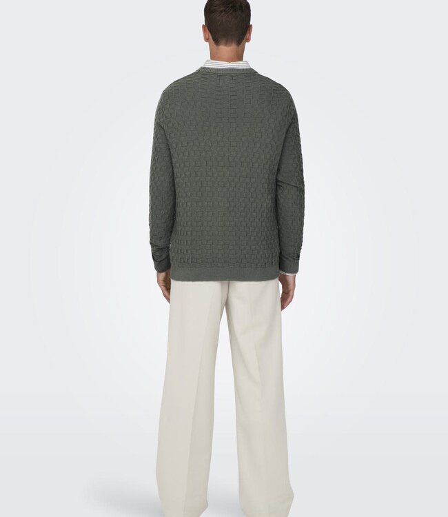 ONLY & SONS Pull KALLE Only & Sons CASTOR GREY