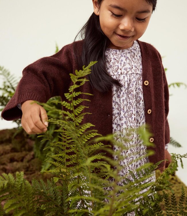 NAME-IT Gilet KASUSSI Name-It Girls RUM RAISIN