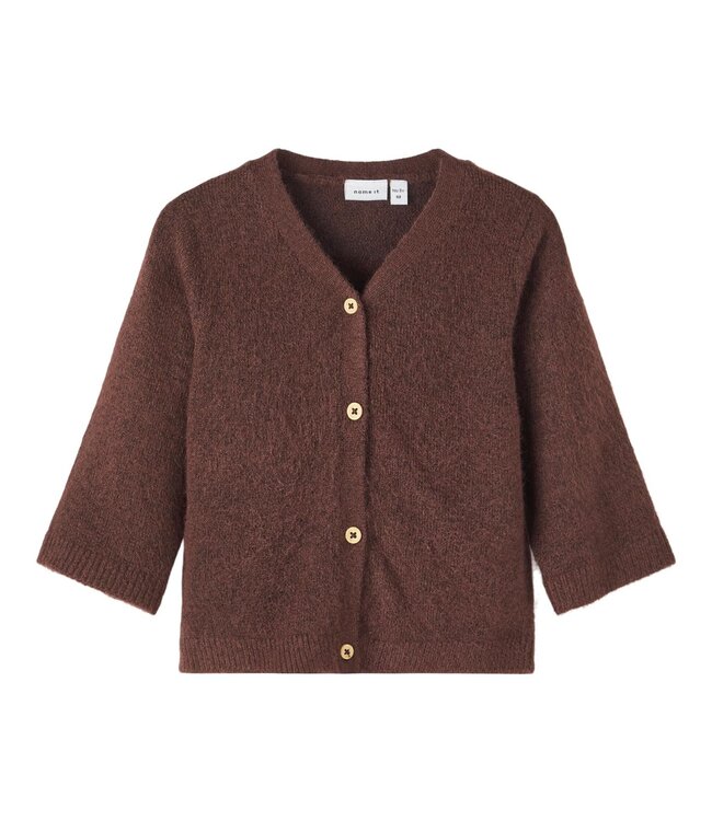 NAME-IT Gilet KASUSSI Name-It Girls RUM RAISIN