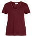 VILA T-shirt OEL Vila CABERNET
