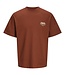 JACK & JONES KIDS T-Shirt ORNOHO BACK PRINT JACK & JONES BRANDY BROWN