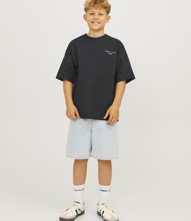 JACK & JONES KIDS T-Shirt ORNOHO BACK PRINT JACK & JONES  BLACK