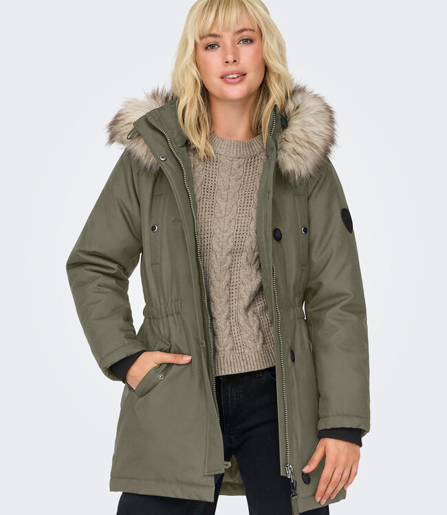 ONLY Jas IRIS PARKA WINTER STONE GRAY