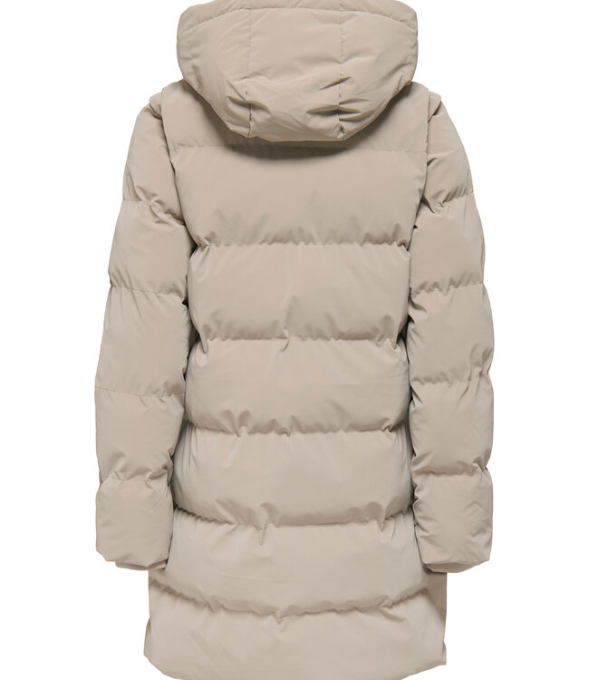 ONLY Jas DIXIE PUFFER COAT ONLY STRING BEIGE