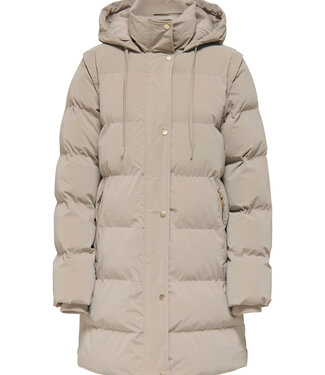 ONLY Jas DIXIE PUFFER COAT ONLY STRING BEIGE