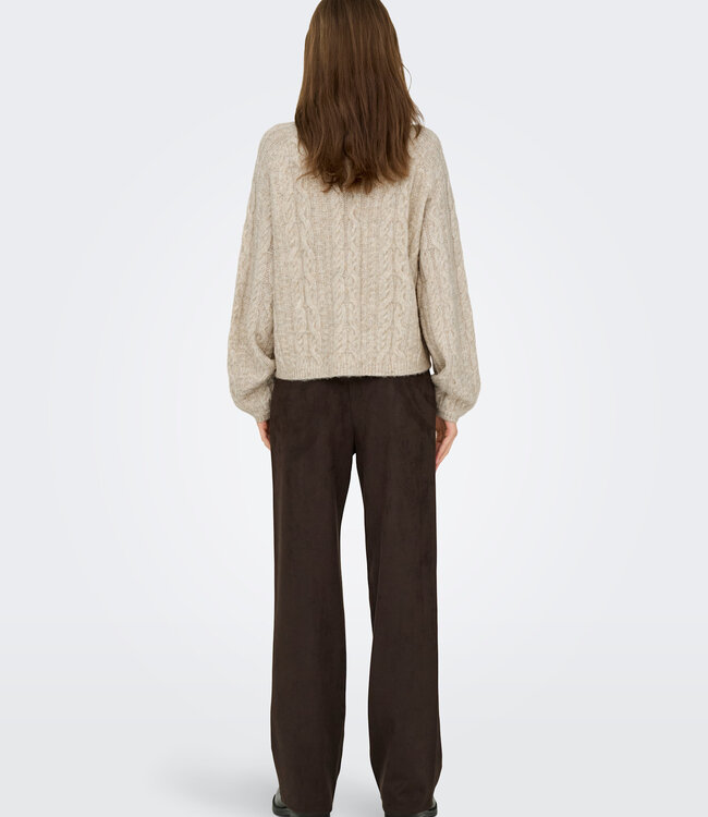 JDY Pull SILJA CABLE JDY OATMEAL