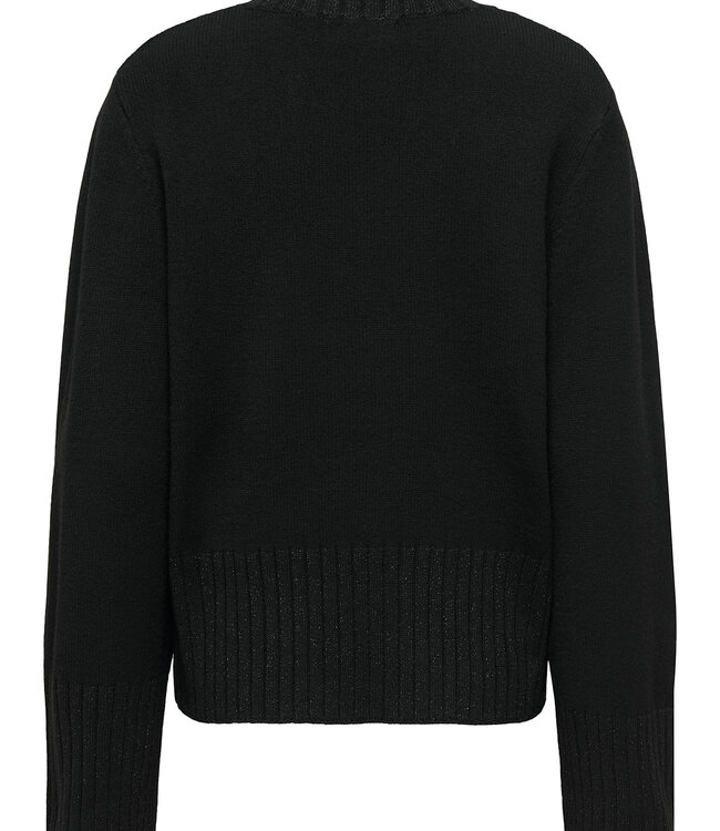 JDY Pull PRIME LUREX V-NECK JDY BLACK