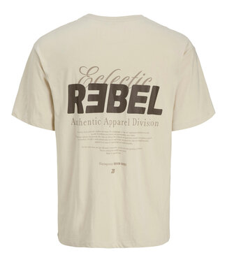 JJ REBEL T-Shirt JIM JJREBEL MOONBEAM