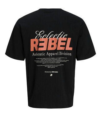 JJ REBEL T-Shirt JIM JJREBEL BLACK