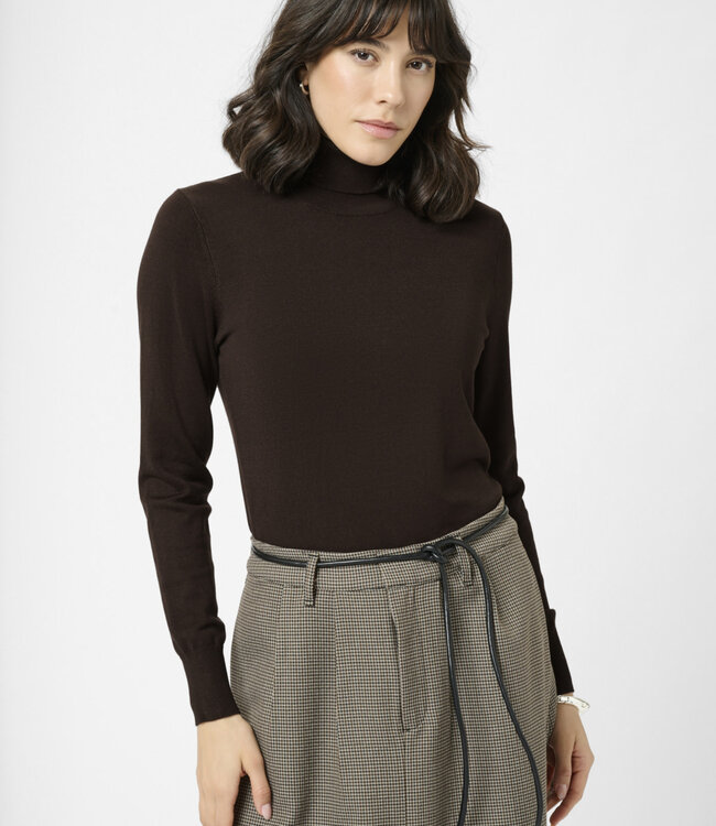 KAFFE Pull ASTRID ROLL NECK KAFFE BLACK COFFEE 191111