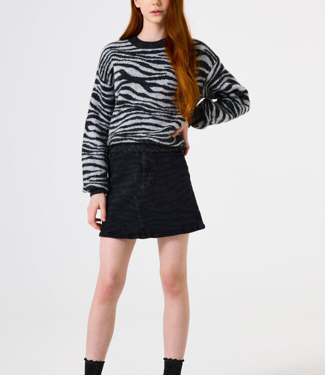 GARCIA Rok JEANS ZEBRA GARCIA TEENS GIRLS BLACK