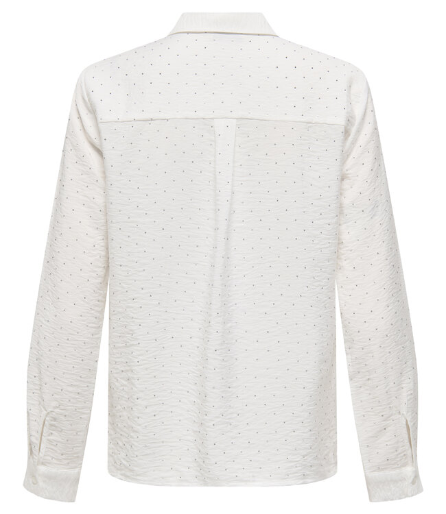 JDY Hemd RINA RHINESTONE JDY SILVER WHITE