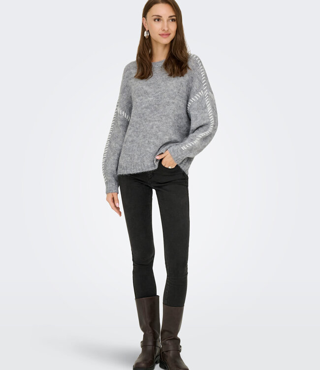 JDY Pull ZOEY STITCH JDY GREY