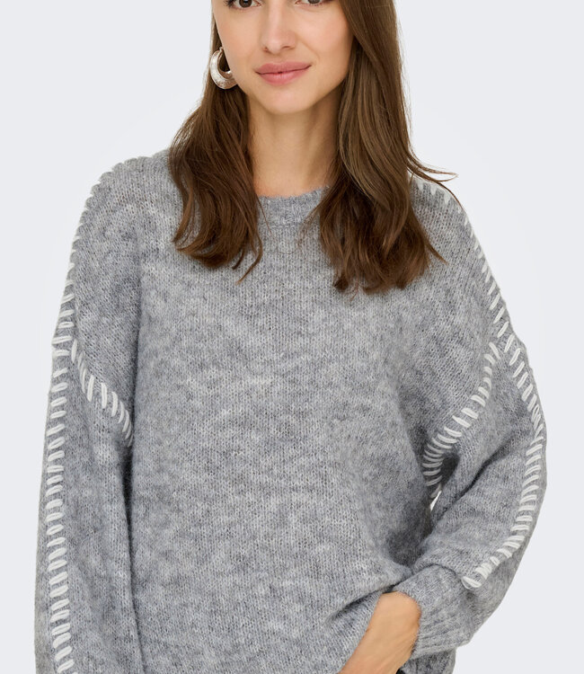 JDY Pull ZOEY STITCH JDY GREY