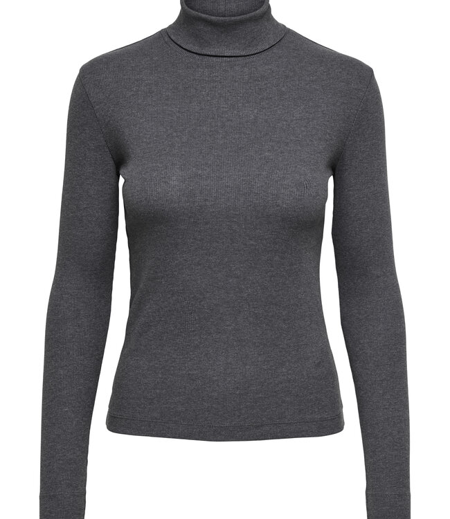 JDY T-Shirt ROLLNECK LUCKY JDY DARK GREY