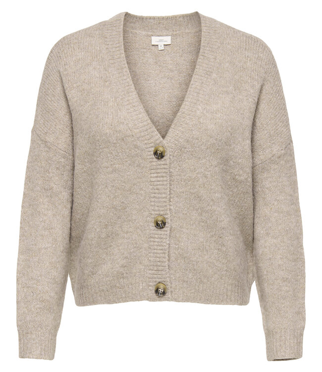 ONLY CARMAKOMA Vest CARDIGAN ZOEY ONLY CARMAKOMA WOODSMOKE