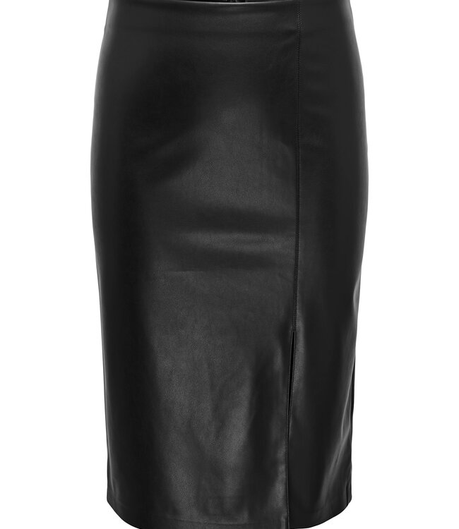 ONLY CARMAKOMA Rok HEIDI LEATHER ONLY CARMAKOMA BLACK