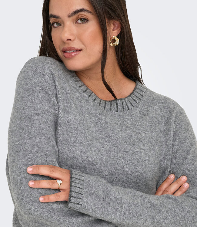 ONLY CARMAKOMA Pull FINA STITCH ONLY CARMAKOMA GREY