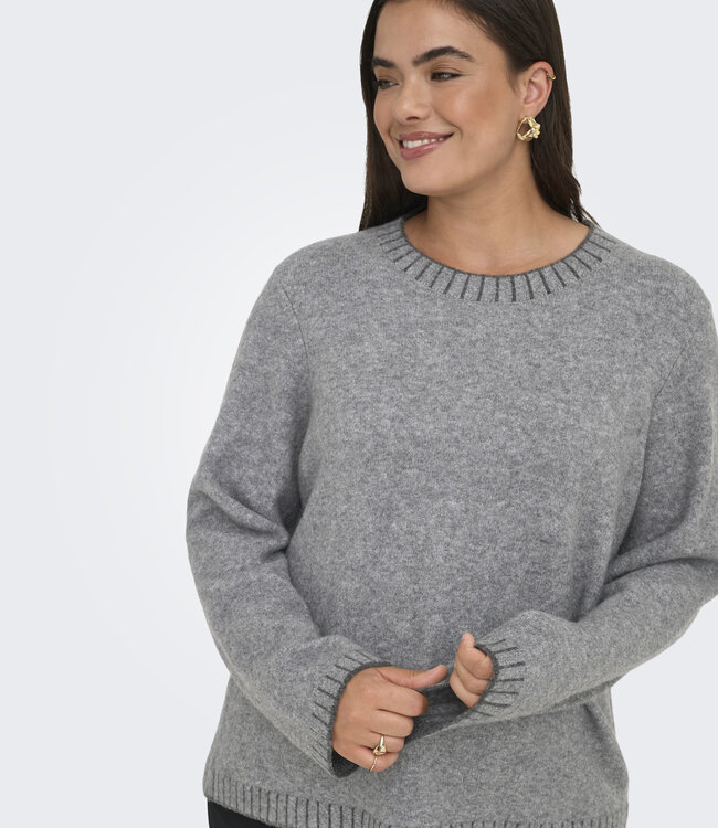 ONLY CARMAKOMA Pull FINA STITCH ONLY CARMAKOMA GREY