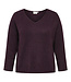 ONLY CARMAKOMA Pull WHITNEY V-NECK ONLY CARMAKOMA MAUVE WINE