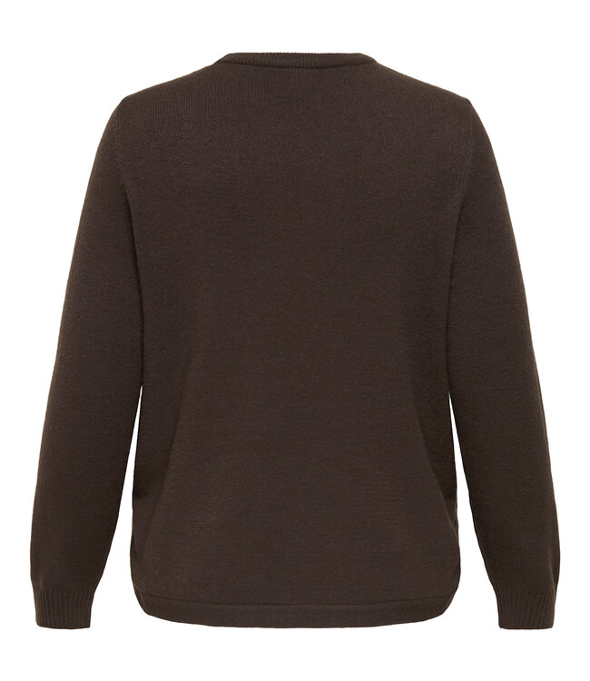 ONLY CARMAKOMA Pull MARGARETHA BUTTON ONLY CARMAKOMA SEAL BROWN