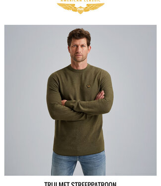 PME LEGEND Pull COTTON MODAL STRUCTURE  PME OLIVE NIGHT