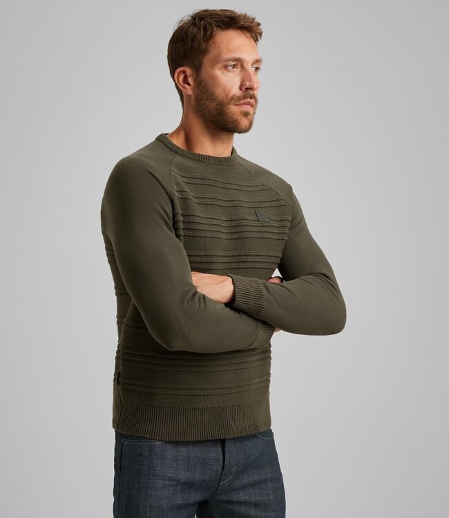 PME LEGEND Pull R-NECK SWEAT COMBINATION PME LEGEND BELUGA