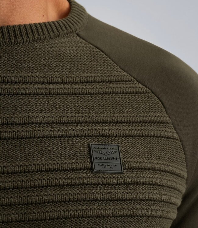 PME LEGEND Pull R-NECK SWEAT COMBINATION PME LEGEND BELUGA