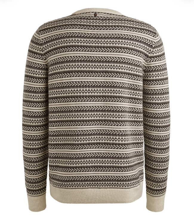 PME LEGEND Pull R-NECK FAIRILSE CIPRO BLEND PME LEGEND BONE WHITE