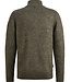 PME LEGEND Pull HALF ZIP COLLAR SOFT BLEND MID GREY MELANGE