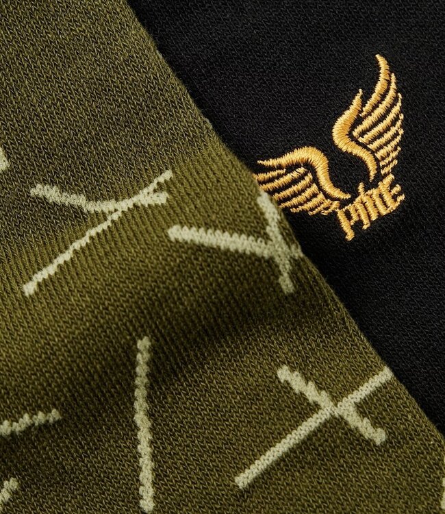 PME LEGEND Sokken 2 Pack PME LEGEND OLIVE NIGHT