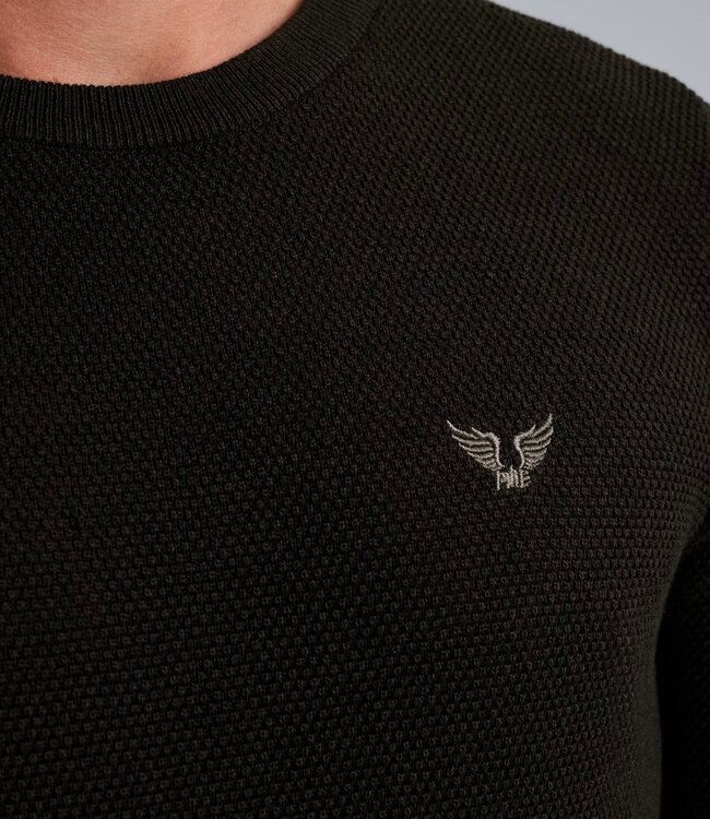 PME LEGEND Pull R-NECK PME LEGEND AMERICAN CLASSIC COTTON MODAL BLACK