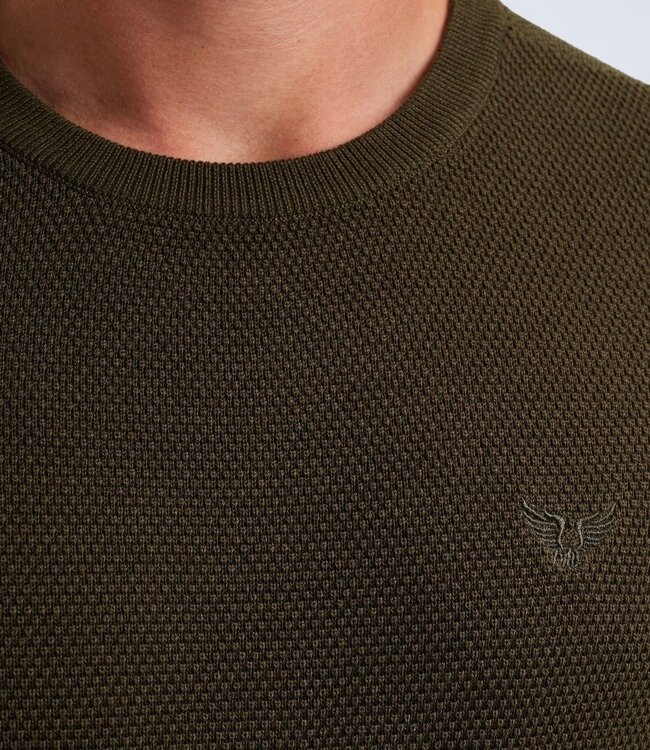 PME LEGEND Pull R-NECK PME LEGEND AMERICAN CLASSIC COTTON MODAL BELUGA