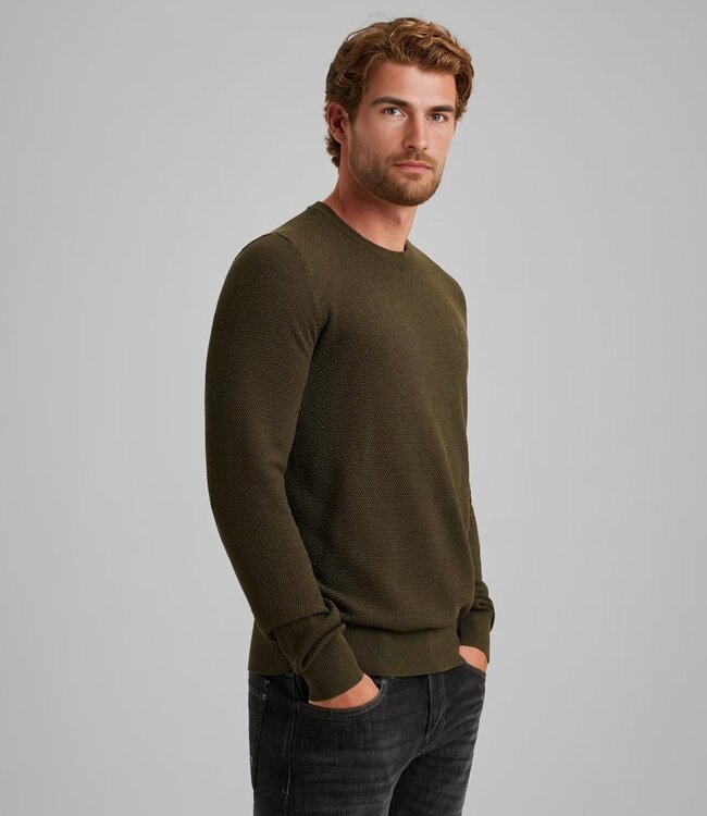 PME LEGEND Pull R-NECK PME LEGEND AMERICAN CLASSIC COTTON MODAL BELUGA
