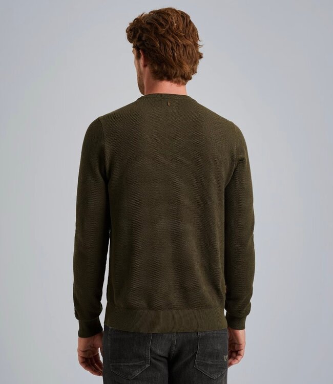 PME LEGEND Pull R-NECK PME LEGEND AMERICAN CLASSIC COTTON MODAL BELUGA