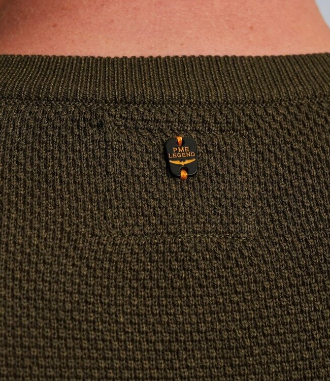 PME LEGEND Pull R-NECK PME LEGEND AMERICAN CLASSIC COTTON MODAL BELUGA