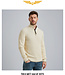 PME LEGEND Pull HALF ZIP COLLAR  PME LEGEND BONE WHITE