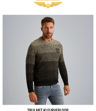 PME LEGEND Pull R-NECK GRADIENT PME LEGEND BELUGA MELANGE
