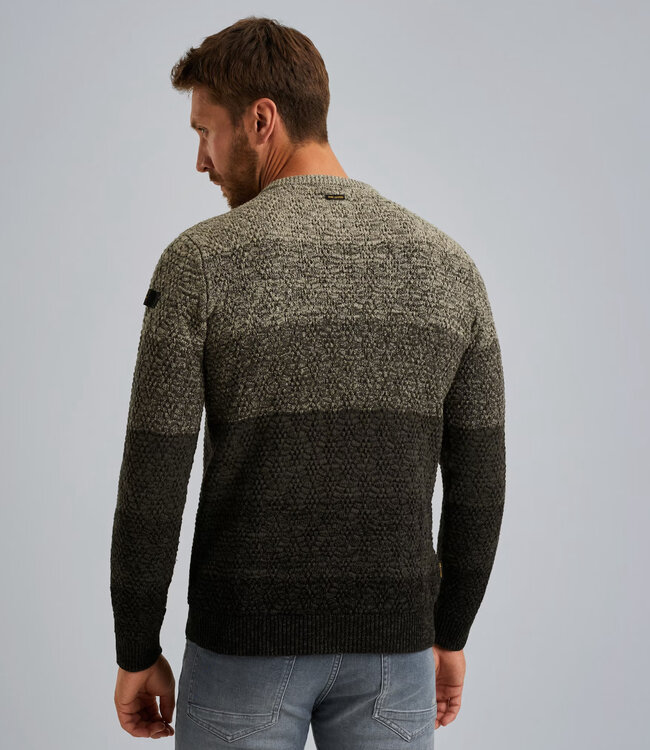 PME LEGEND Pull R-NECK GRADIENT PME LEGEND BELUGA MELANGE