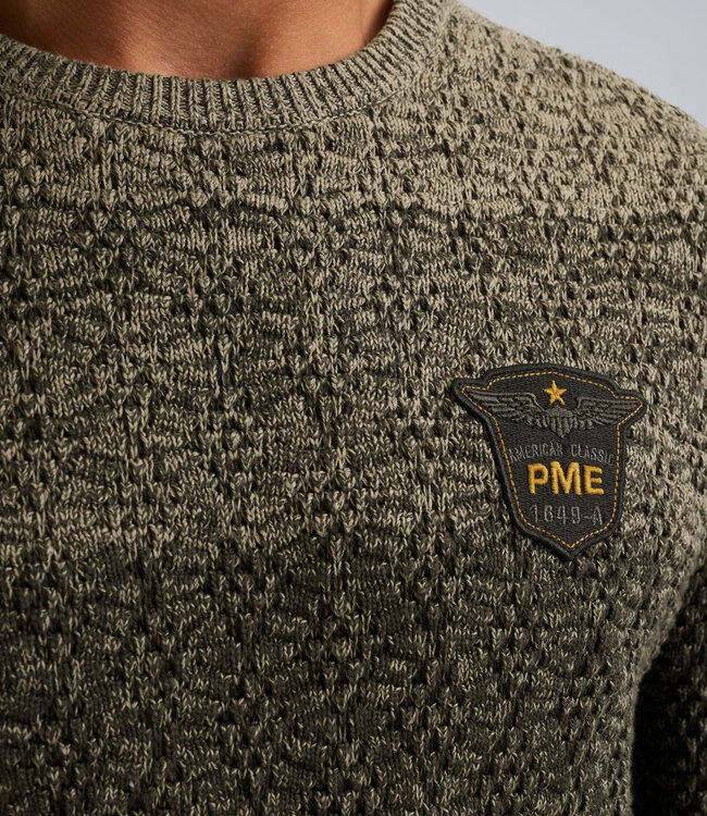 PME LEGEND Pull R-NECK GRADIENT PME LEGEND BELUGA MELANGE