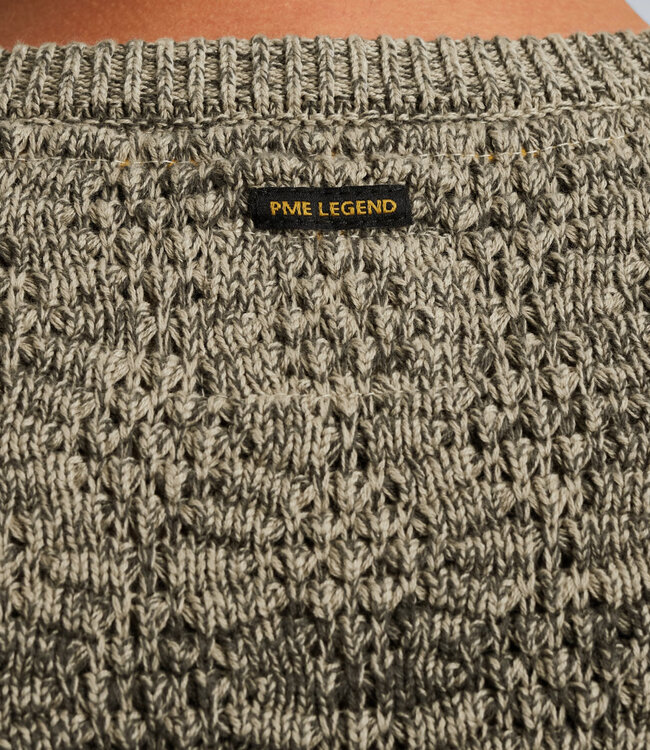 PME LEGEND Pull R-NECK GRADIENT PME LEGEND BELUGA MELANGE