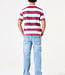 GARCIA T-Shirt STREEP GARCIA TEENS  BOYS FUSHIA WHITE