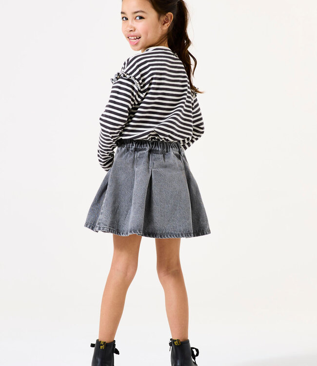 GARCIA T-Shirt STREEP GARCIA MINI GIRLS DARK GREY