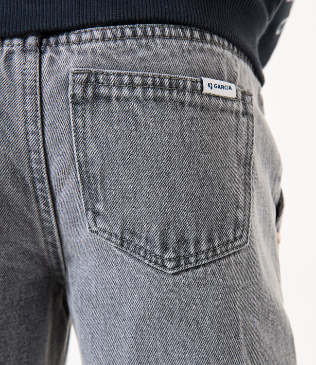 GARCIA Broek JEANS WIDE GARCIA MINI GIRLS MEDIUM USED GREY