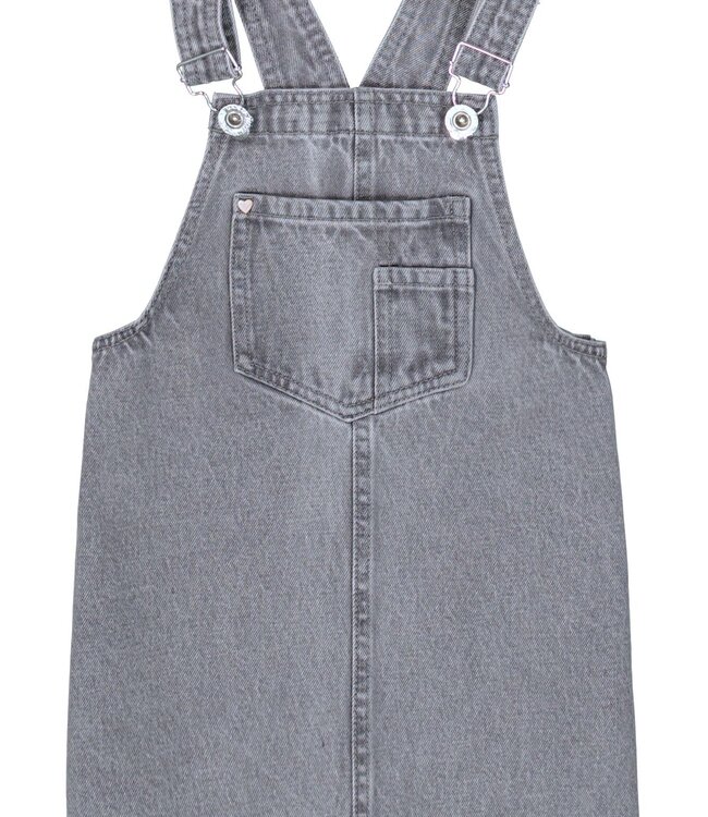 GARCIA Kleed SALOPETTE JEANS GARCIA MINI GIRLS MEDIUM USED GREY