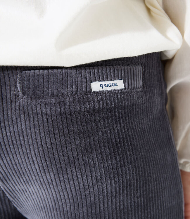 GARCIA Broek RIBBEL GACIA MINI GIRLS DARK GREY