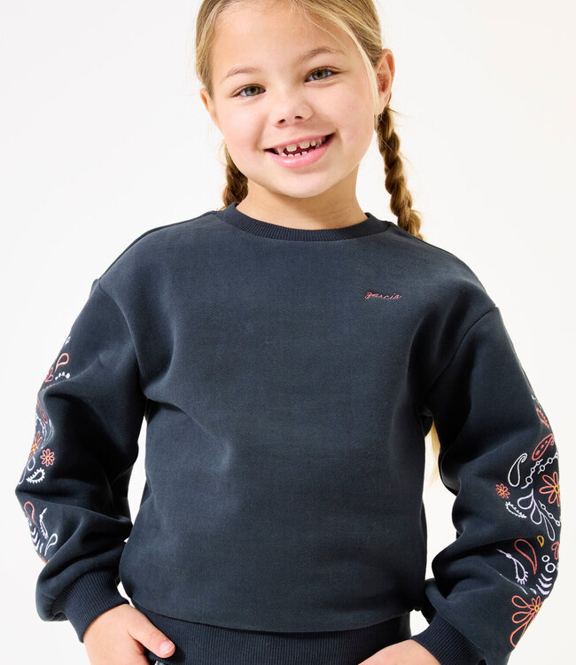 GARCIA Pull BAROK GARCIA MINI GIRLS DARK GREY