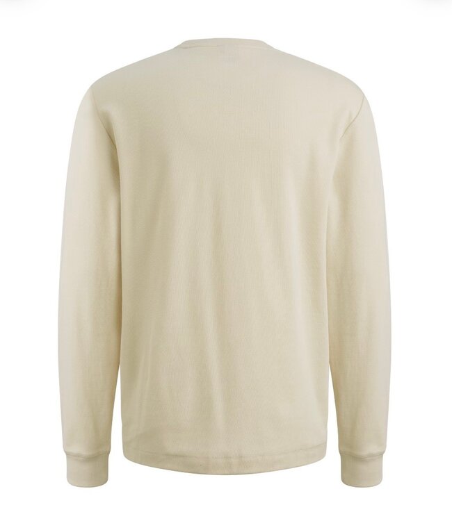 PME LEGEND Pull MESH INTERLOCK JERSEY PME LEGEND BONE WHITE